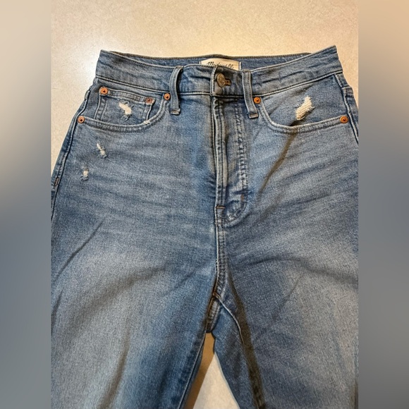 Madewell Distressed Skinny Jeans in Blue size 25 - Picture 4 of 10